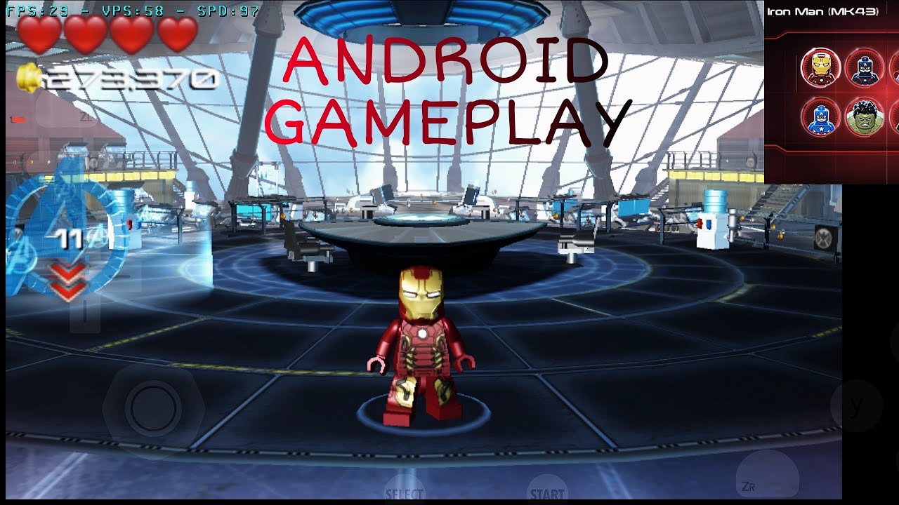 Lego Marvel's Avengers 3ds (free roam) | Android gameplay | Citra emulator | Kay 6926