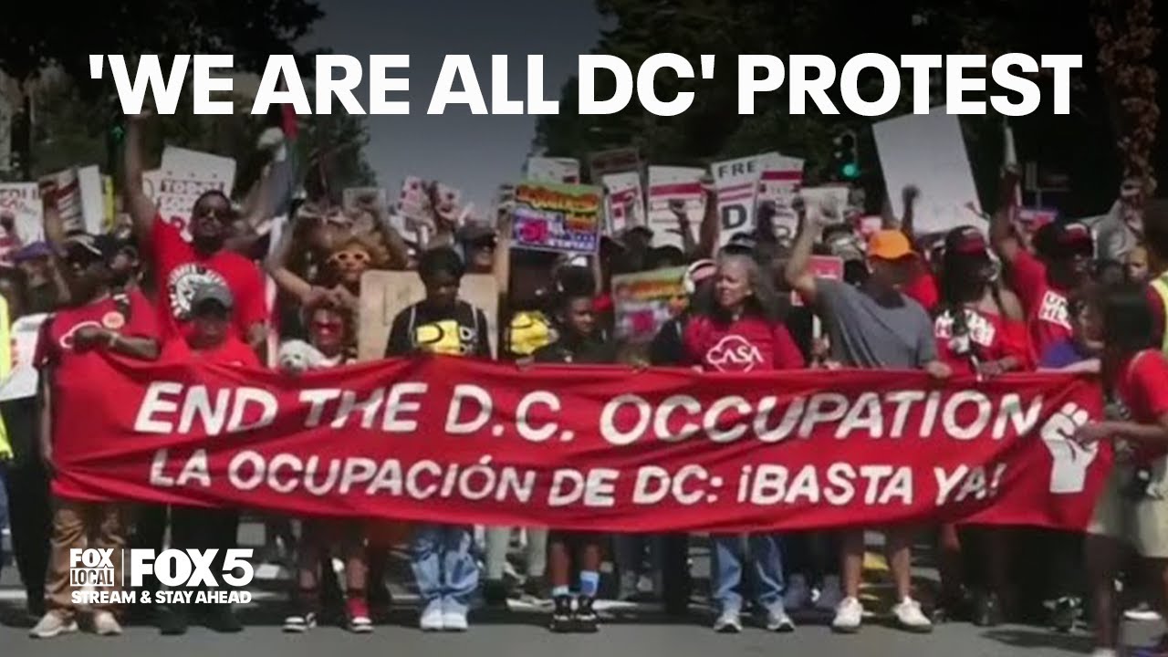 'We are all DC' protest: Thousands march against National Guard in DC