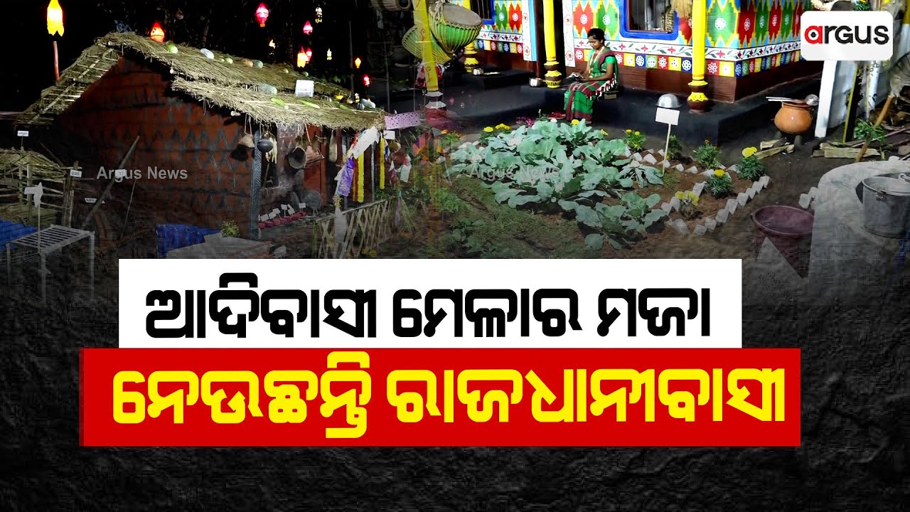 ଭୁବନେଶ୍ଵର ପ୍ରଦର୍ଶନୀ ପଡ଼ିଆରେ ଆରମ୍ଭ ହୋଇଛି ଆଦିବାସୀ ମେଳା | Adivasi Mela 2025 | Argus News