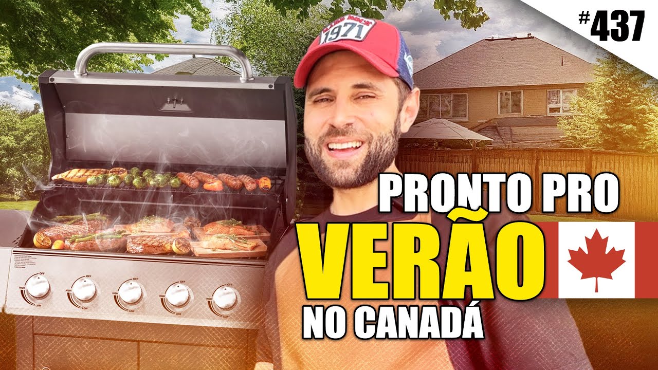 CALOR até DEMAIS! É VERÃO no CANADÁ! + Organizando a CASA, Garagem e Churrascão - Calgary, AB #437