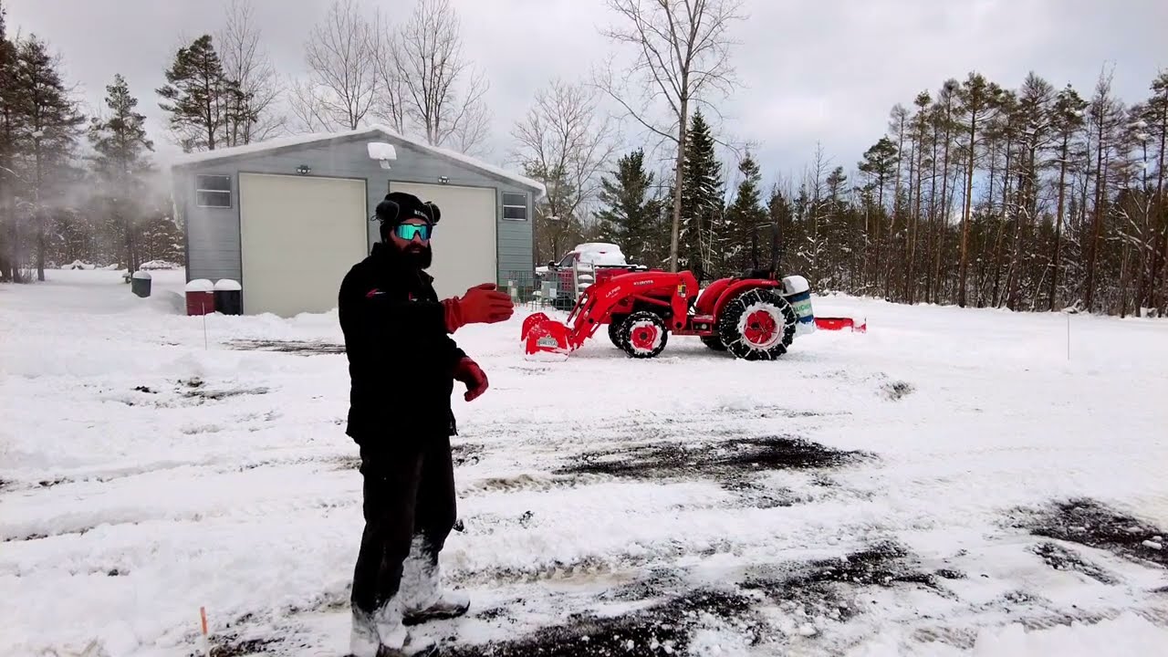 Testing my DIY Tractor Tire Chains