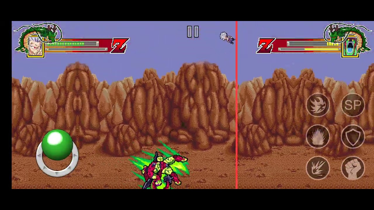 Jugué Powers warriors cómo Gohan bestia vs cell gigante