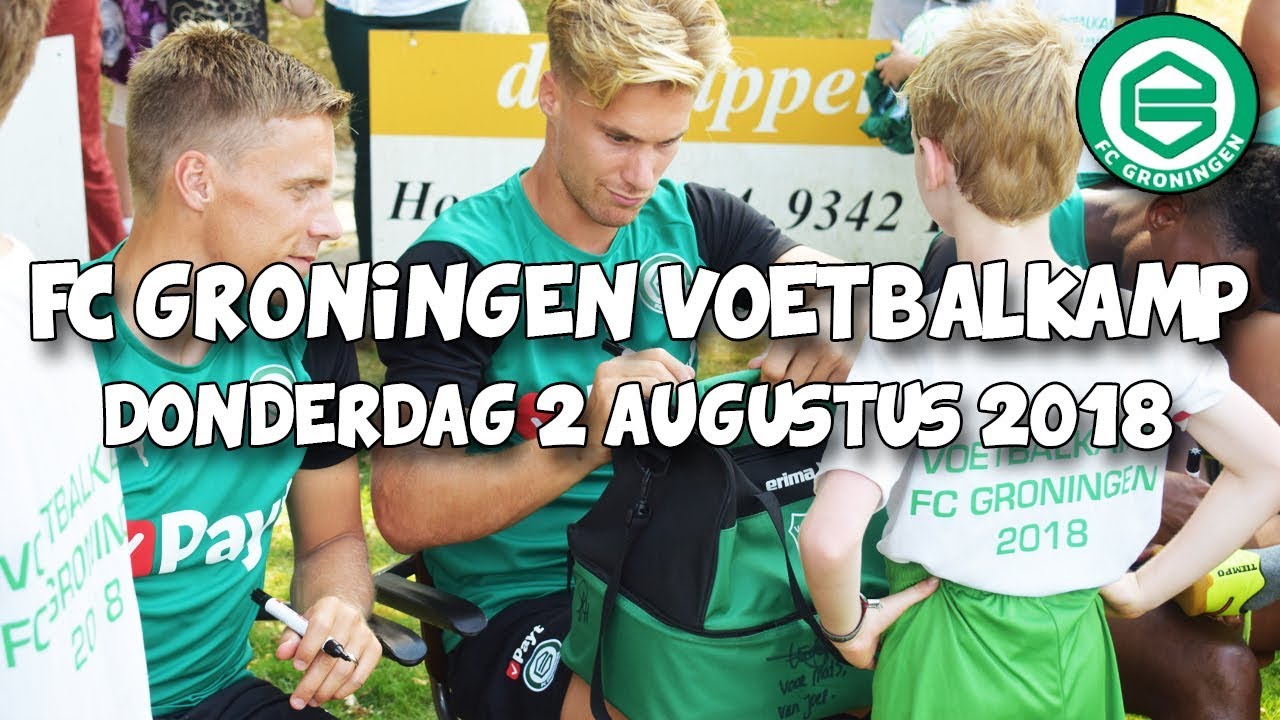 FC Groningen voetbalkamp 2018 | training 1e selectie | week 2, dag 3 | donderdag 2 augustus 2018