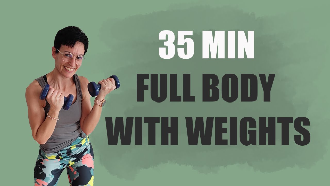 35 Min. Full Body With Weights | No Repeat | Burning Calories