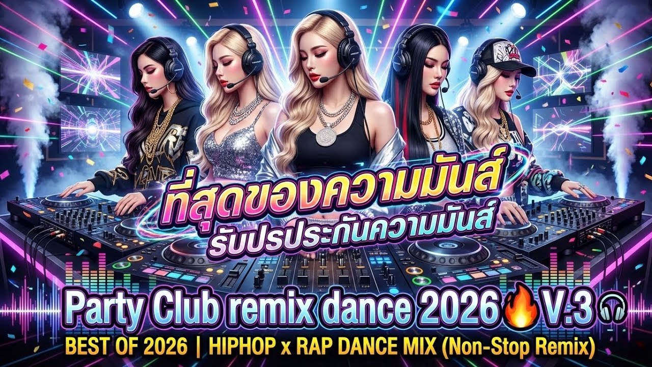 Party Club remix dance 2026 🔥 V.3🎧 BEST OF 2026 | HIPHOP x RAP DANCE MIX (Non-Stop Remix)