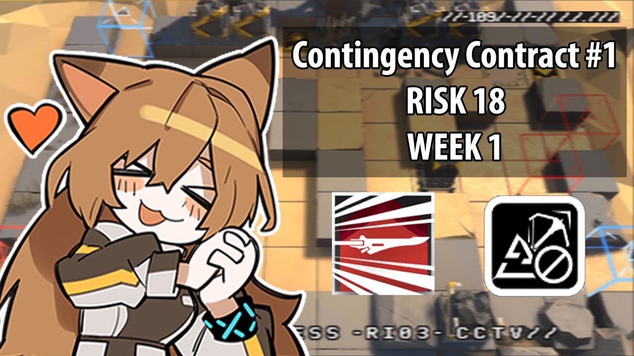 [Arknights] - CC#1 Pyrite Gorge Risk 18 Week 1 (Sniper Ceobe)