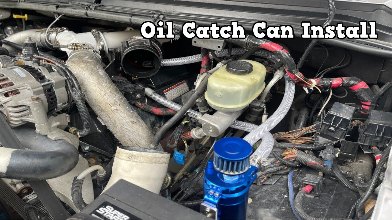 Installing a Oil Catch Can - 7.3 Powerstroke