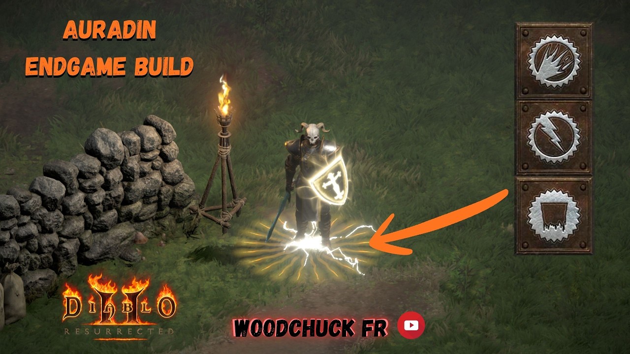 Diablo 2 Resurrected - Auradin Endgame Build - Woodchuck