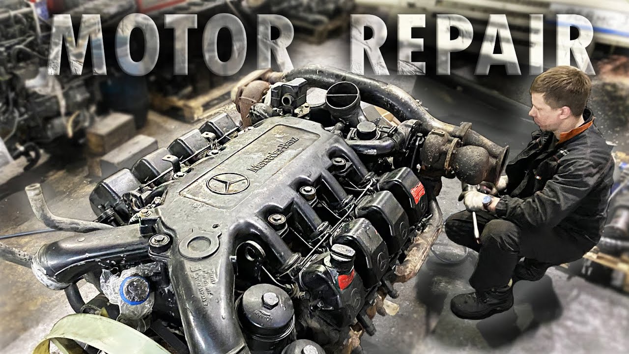 БЫСТРАЯ СБОРКА МОТОРА ГРУЗОВИКА / V8 510 Л/С