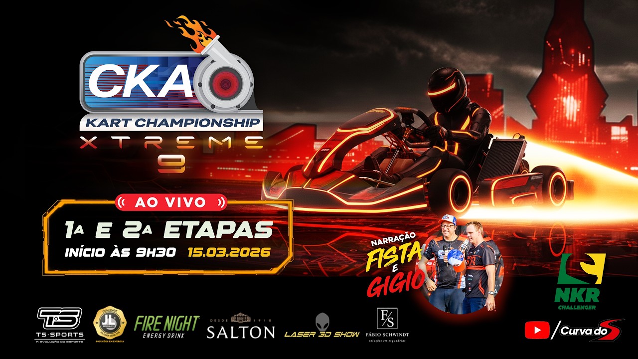 CKA EXTREME 9 Kart Championship - Etapas 1 e 2 - Circuito Techspeed 15.03.2026