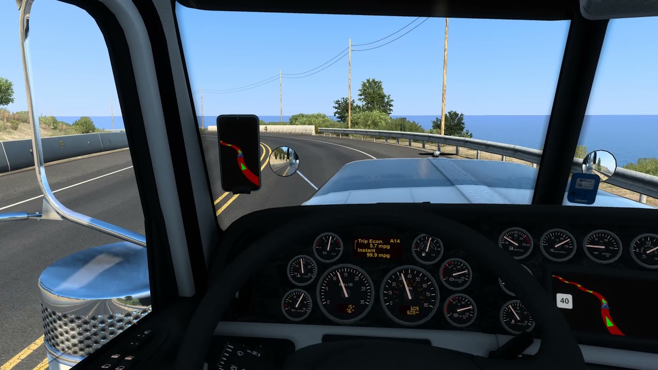 ATS - Santa Cruz to Santa Monica on the narrow coast road.