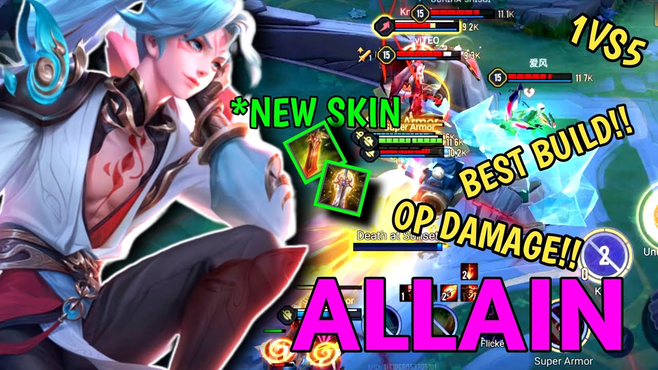 Allain WOLFING VOLANT Skin Best Build and Pro Gameplay | AoV | RoV | Lien Quân Mobile| Cot | TZ ||