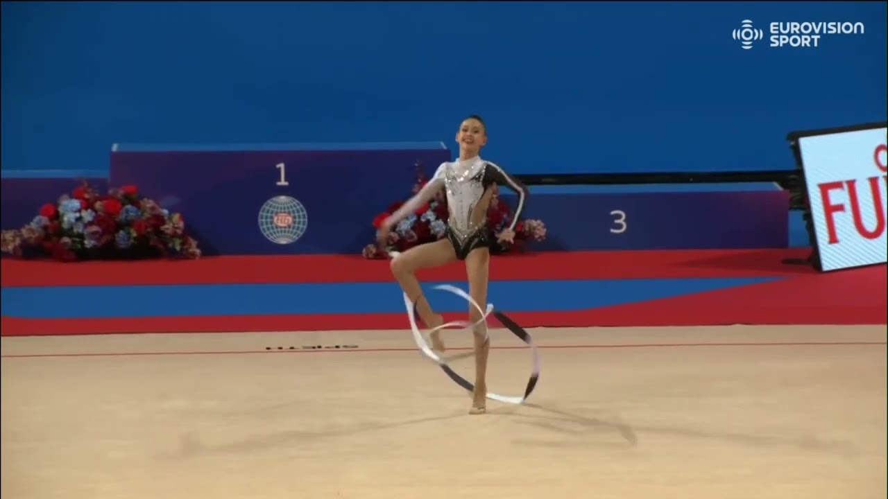 Akamaral YEREKESHEVA (KAZ) - 25.700 - Ribbon (Fita | Cinta) Qualifications- 3rd FIG RG Junior World