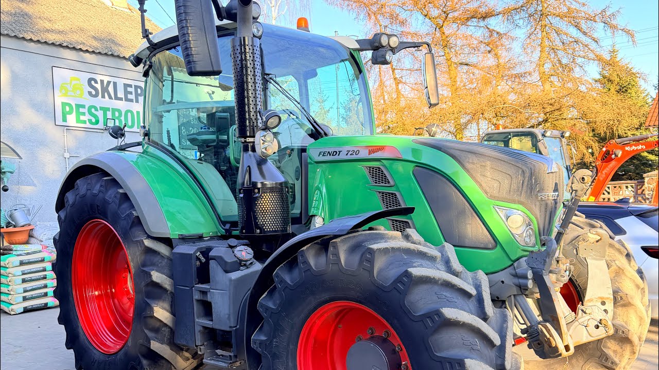 Fendt 720 Vario Profi PLUS, 200 KM, isobus, GPS, pneumatyka, 8400 mtg, prezentacja/review/for sale