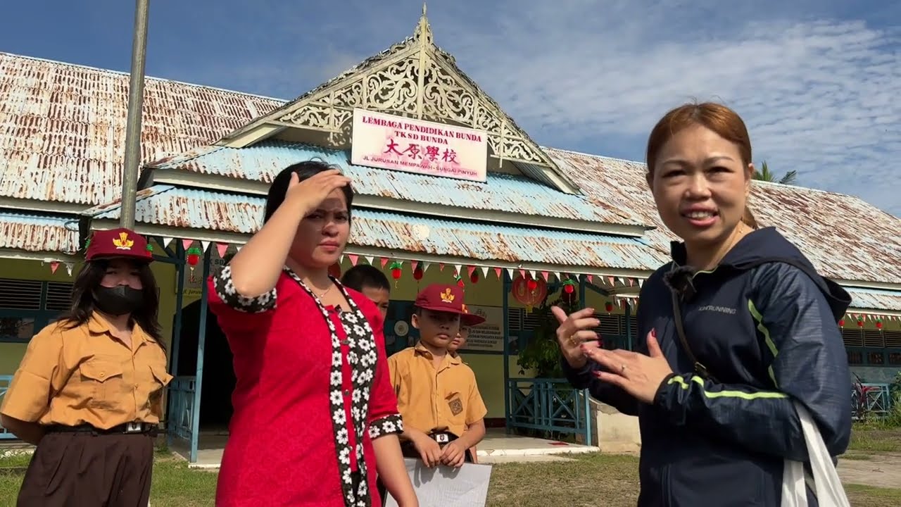 🇮🇩在印尼偶遇了一个叫太原的学校，不知道和山西太原有什么渊源。kunjungan   lembaga pendidikan BUNDA di Kalimantan barat Indonesia