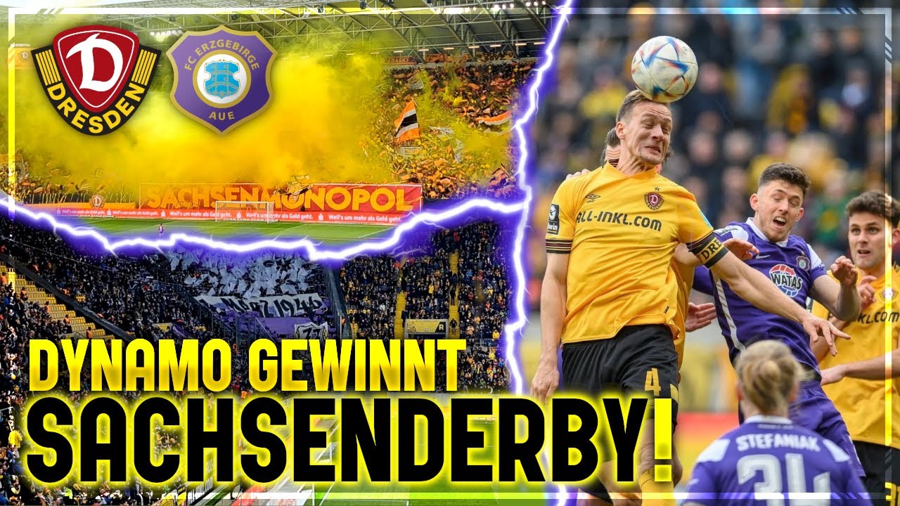 SACHSENDERBY 🔥🧨| Dynamo Dresden ⚫🟡 - Erzgebirge Aue 🟣⚪ | 3. Liga | StadionVlog 🤙