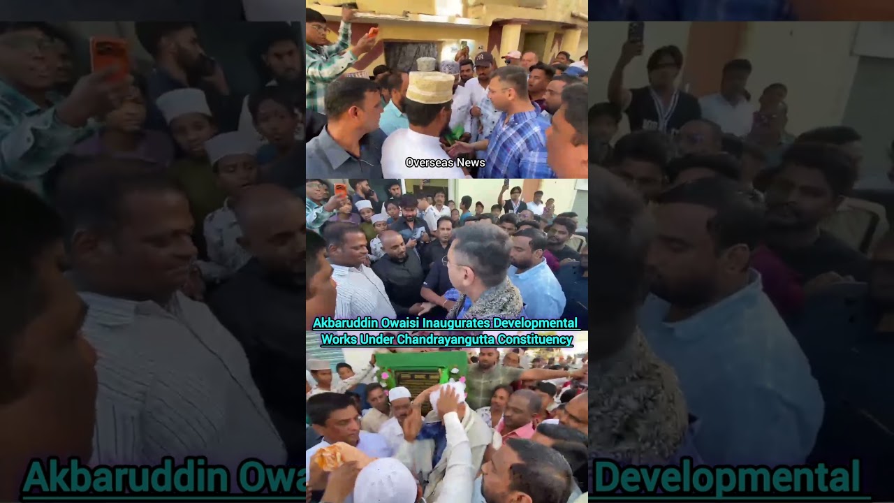 Akbaruddin Owaisi Inaugurates Developmental Works in Kanchanbagh Division | Overseas News