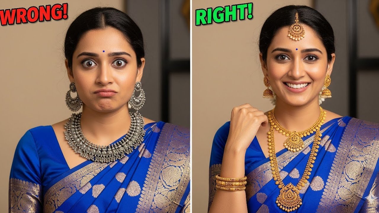 Confused kaunsi jewellery suit karegi saree pe? Yeh dekho!