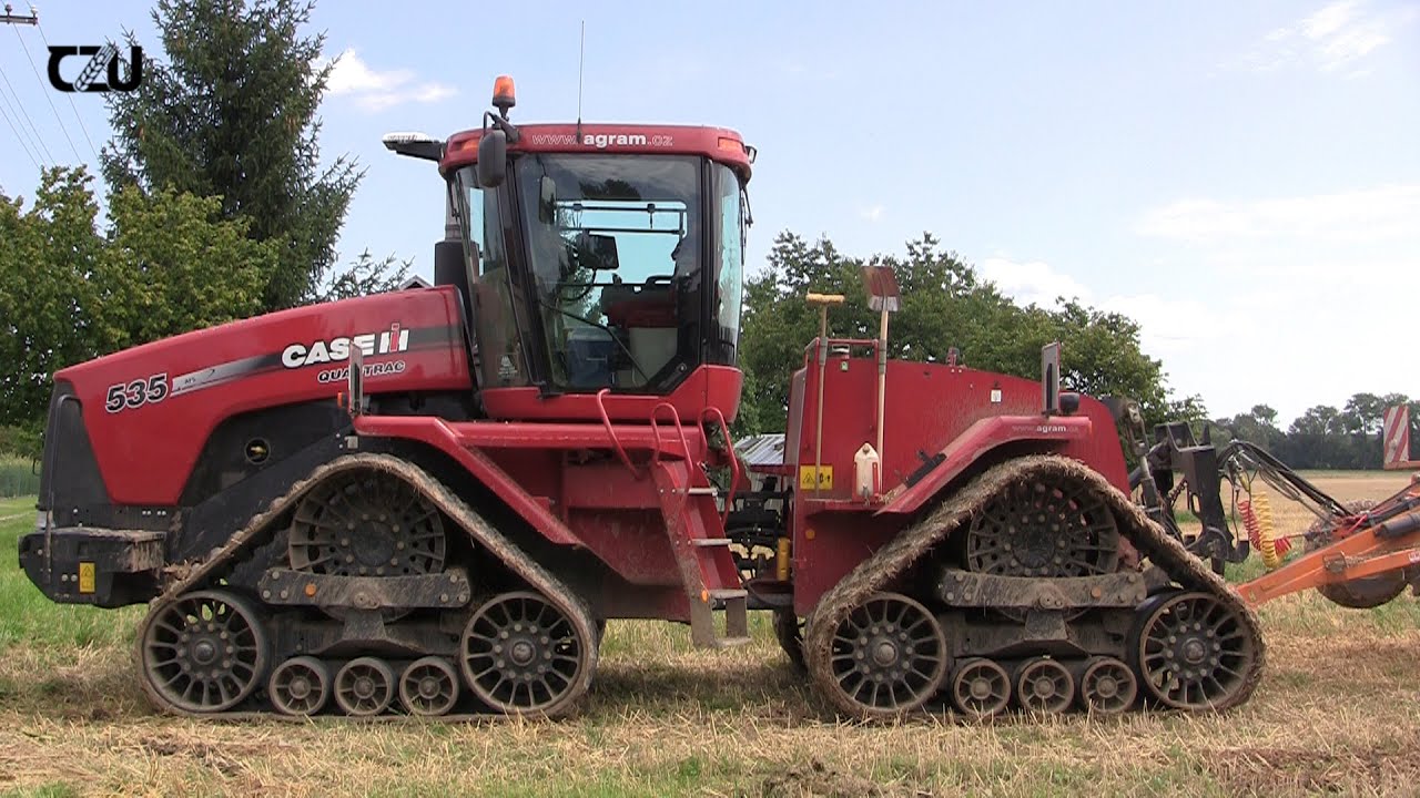 Zemědělská technika - ohlédnutí: Case IH QuadTrac 535 + SIMBA SL 700