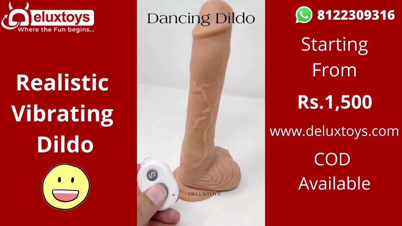 Realistic Silicone Vibrating Dildos Online in India | Delux Toys | Vibrators | Sex Toys for Women
