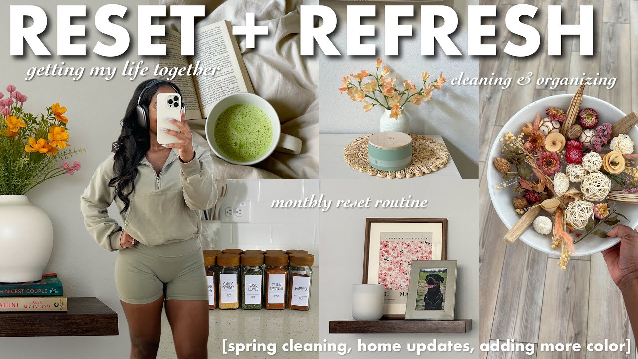 PREP WITH ME FOR SPRING | march reset routine, home updates, cleaning, organizing + Linjer haul