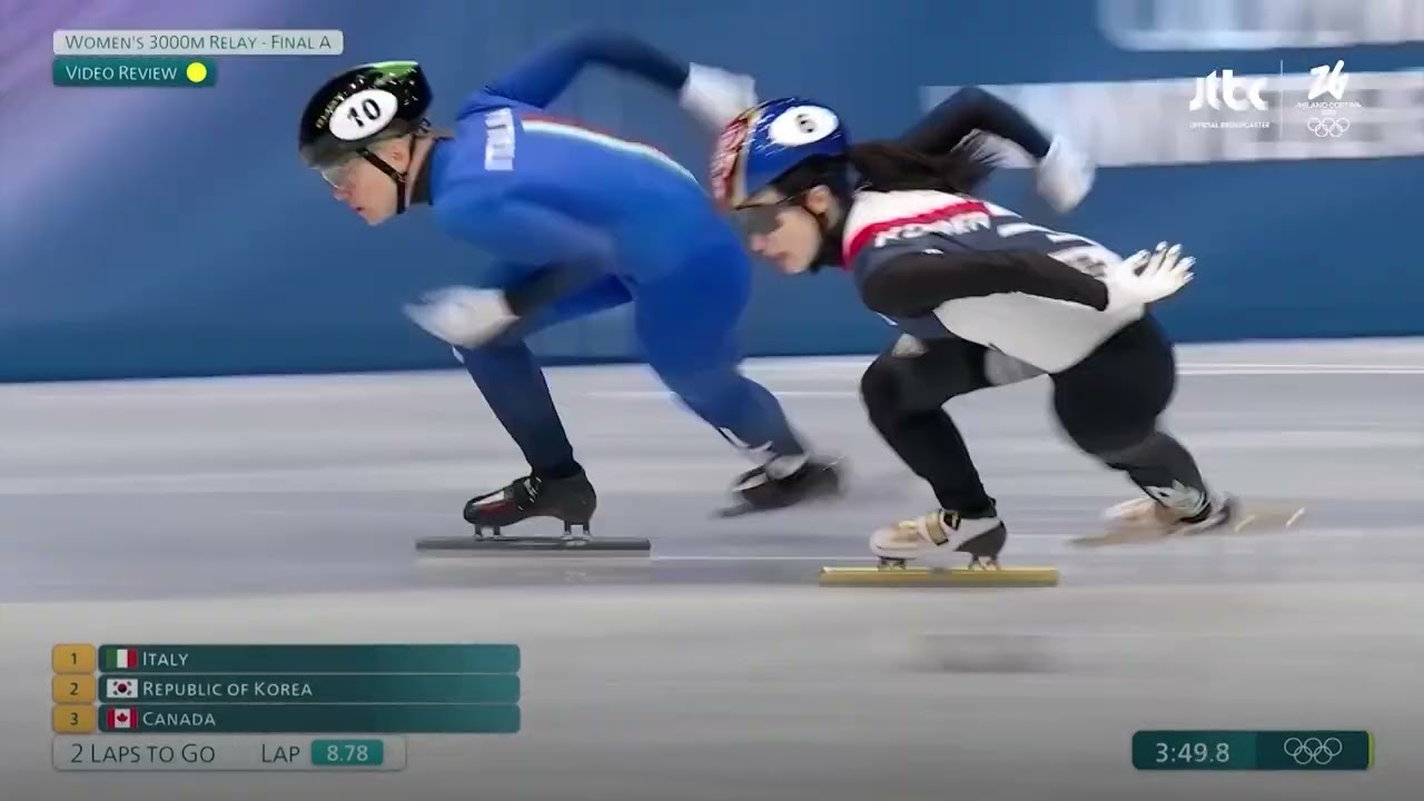 쇼트트랙 3000m 계주 결승 매드무비
