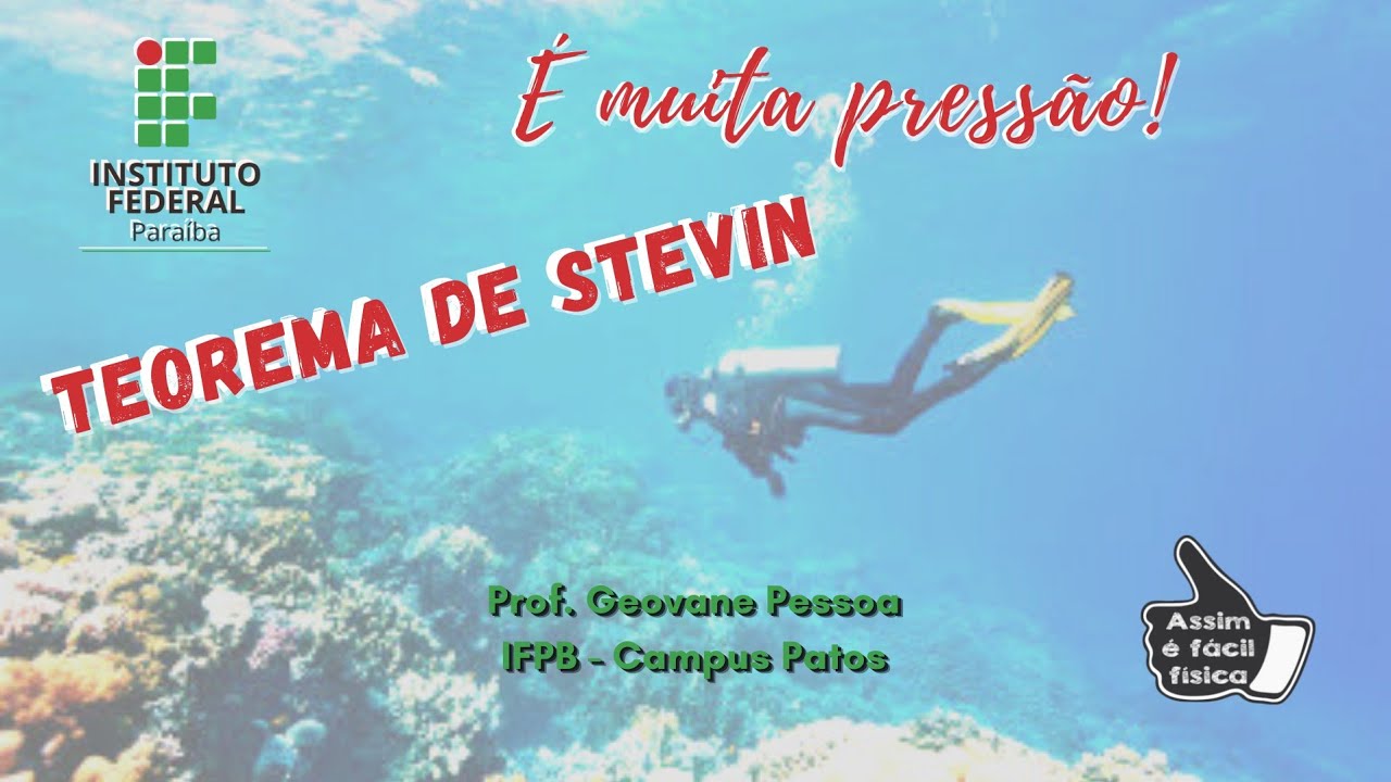 Estática dos Fluidos Princípio de Stevin Parte 02