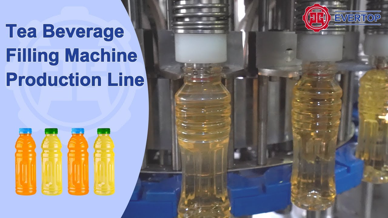 Tea Beverage Filling Production Line Machine Equipment | Evertop Machinery