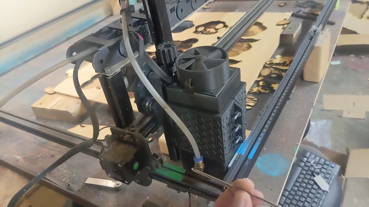 Adjusting Limit Switch Clearances on Longer Ray 5 Diode Laser