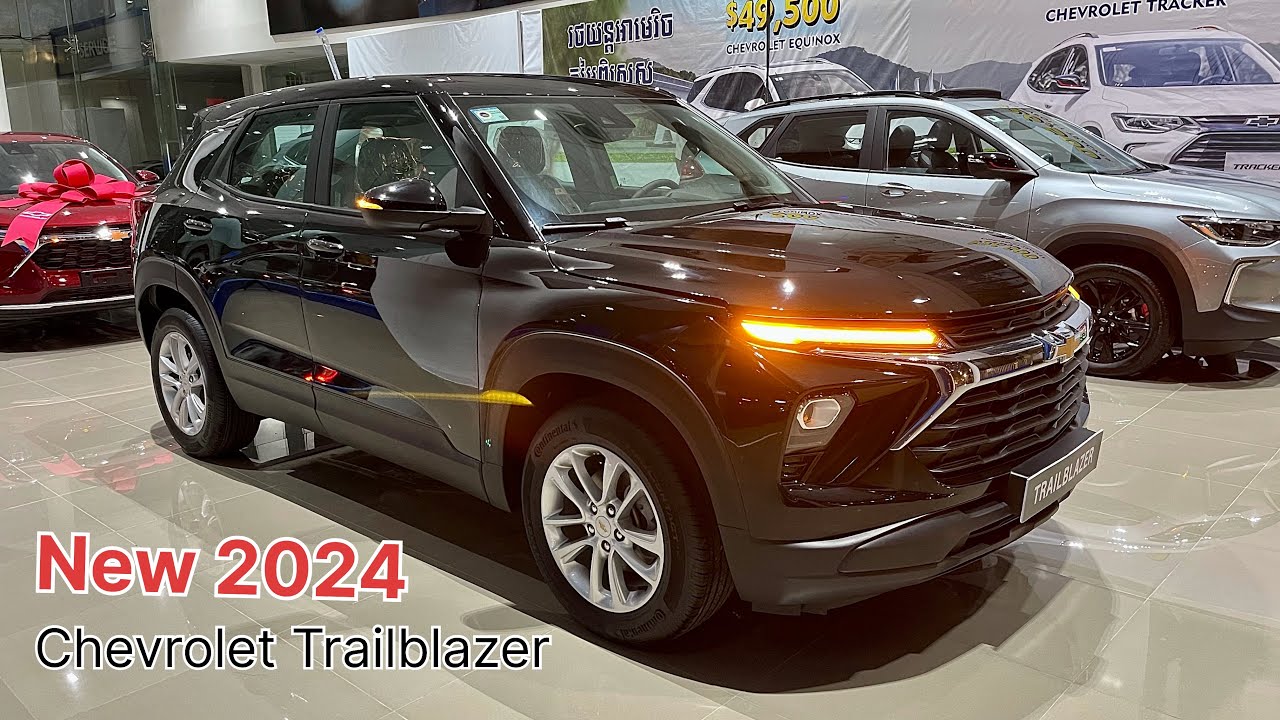 2024 New Chevrolet Trailblazer LT Black 5-Seats SUV | Interior And exterior Walkaround