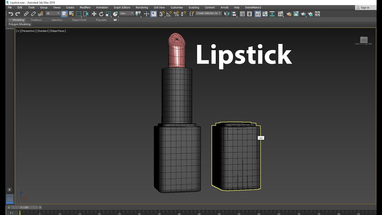 Lipstick modeling tutorial