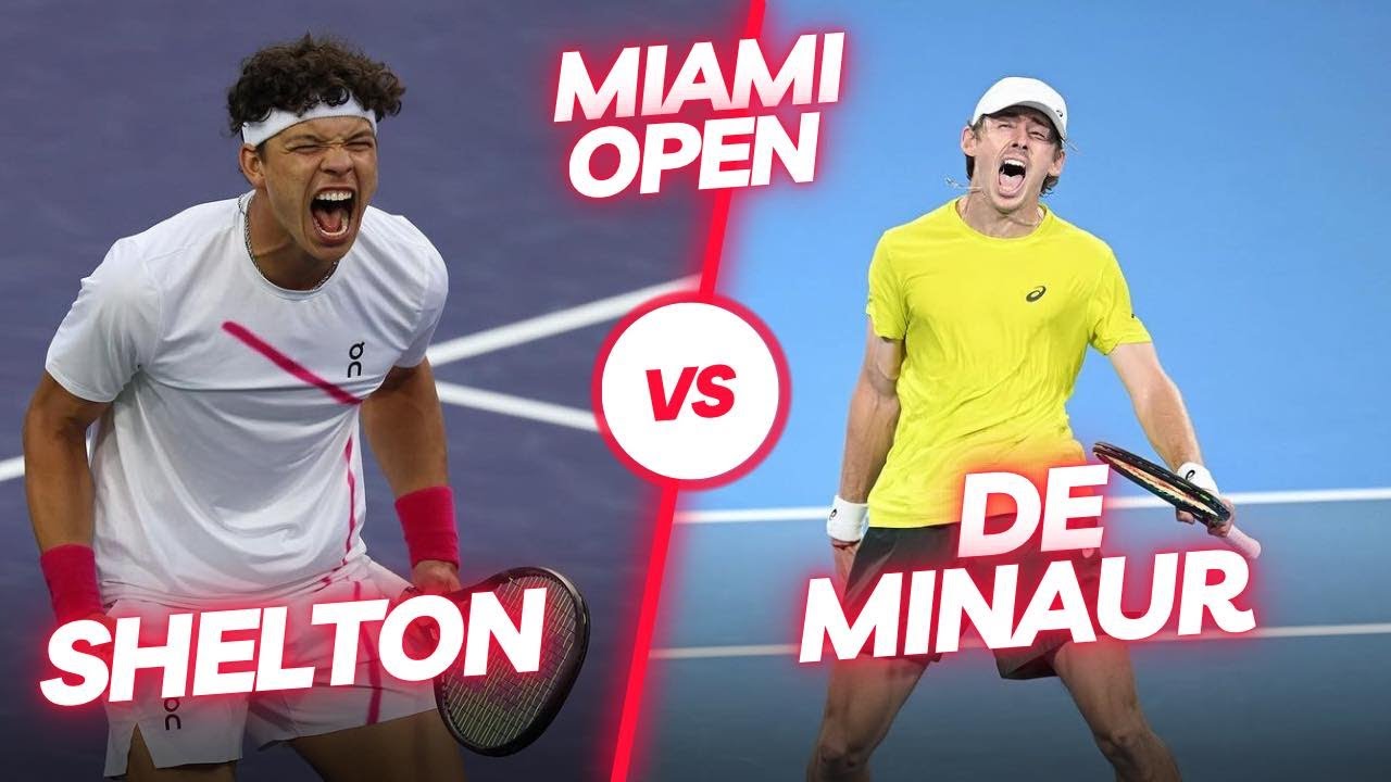 Ben Shelton vs Alex de Minaur Miami Open practice points
