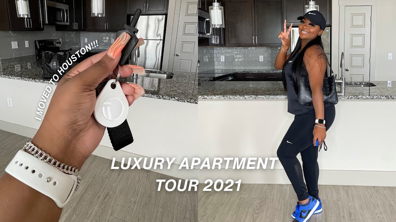 I MOVED INTO MY FIRST APARTMENT! EMPTY LUXURY APARTMENT TOUR 2021