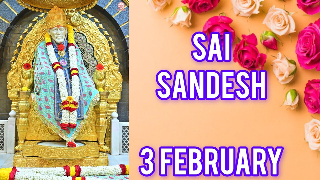 SAI SANDESH || 3 FEBRUARY 2026