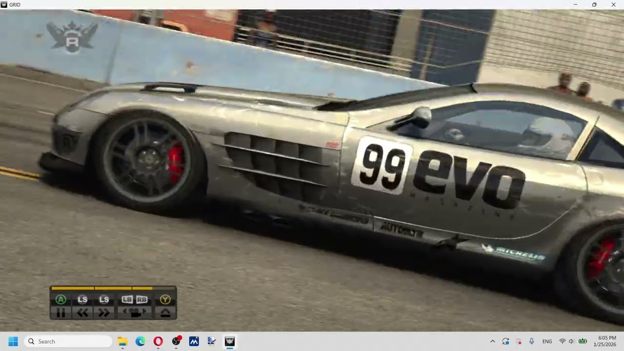 Race Driver GRID Best Replays 248 Long Beach SC B MERCEDES SLR MCLAREN 722 #11 Bill Hoax