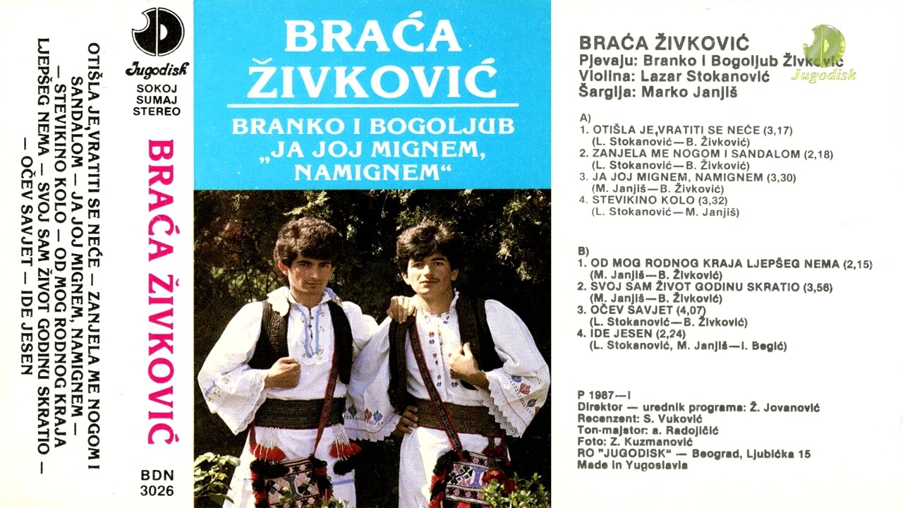 Braca Zivkovic - Ja joj mignem, namignem - (Audio 1987) - CEO ALBUM