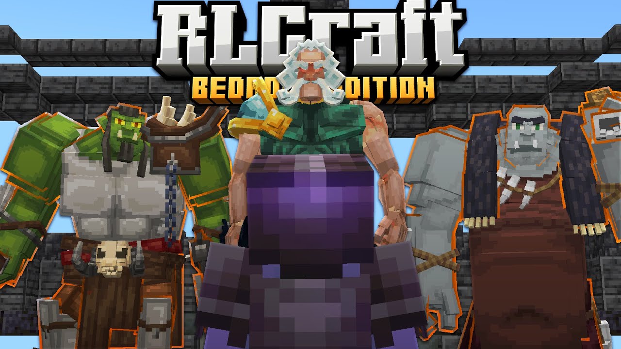 I Killed EVERY BOSS In Minecraft Bedrock RLCraft
