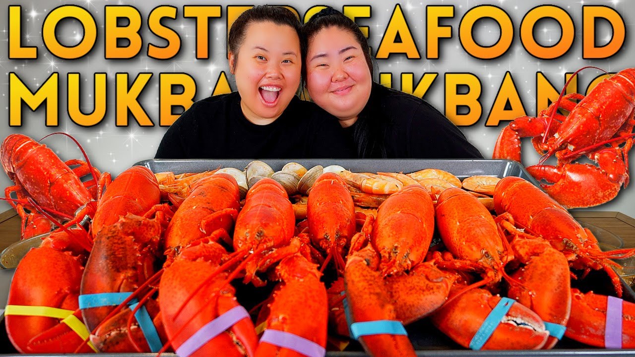 Giant Lobster Seafood Boil + Shrimp + Clams Mukbang + I GOT EGGS 먹방 Eating Show! (LOVE ISLAND GOOD?)