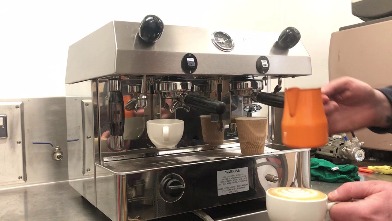 Dual fuel Fracino semi automatic traditional espresso machine