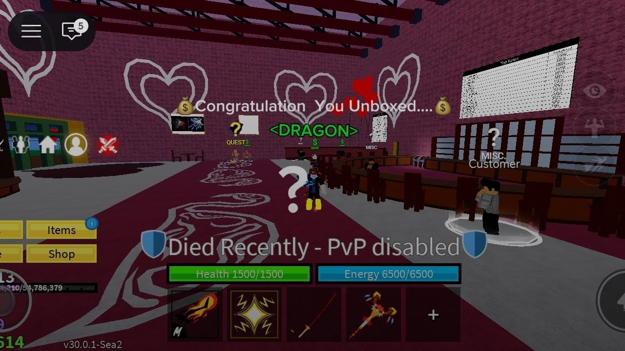 OMG! My Luckiest Valentine Update day ever in blox fruits....☠️