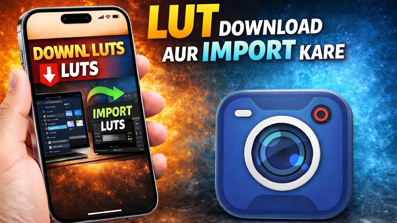 HOW TO IMPORT LUTS IN BLACK MAGIC CAMERA APP #blackmagiccamera #luts