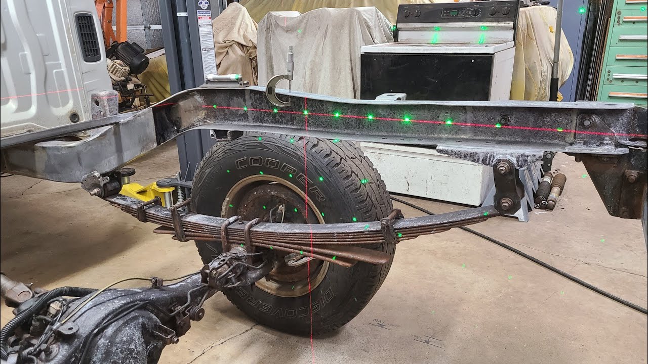 Blueprinting the Tacoma frame and making repairs