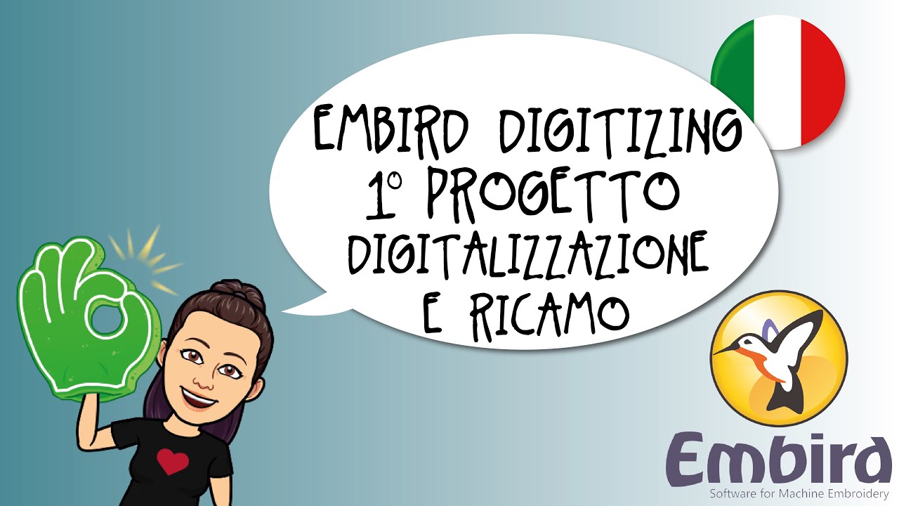 Embird DIGITIZING. Prepariamo insieme il primo ricamo.