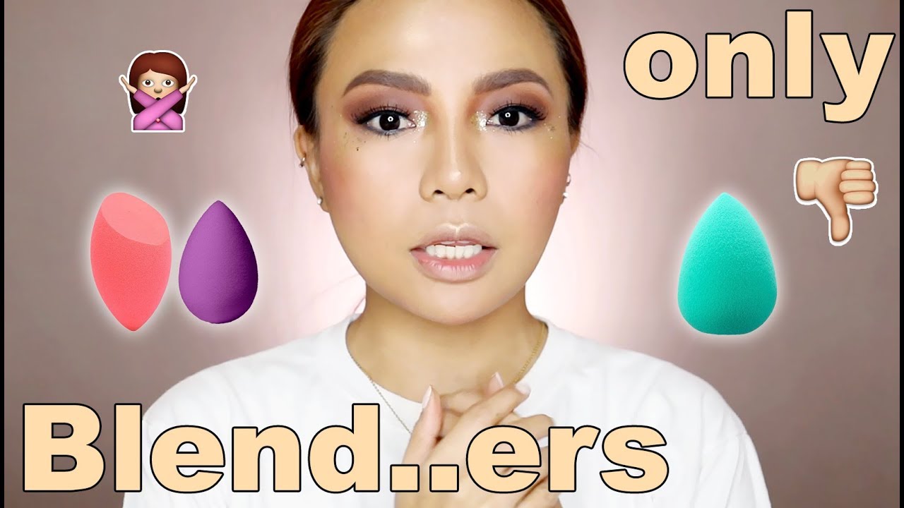 FULL Face Make Up Using Sponge/Beauty BLENDERS