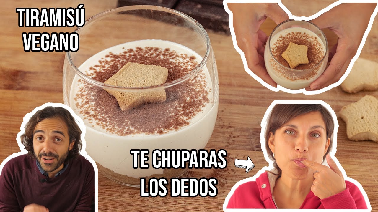 Tiramisú - Postre Vegano y Sin Gluten - Receta Vegana fácil #postrevegano #tiramisú