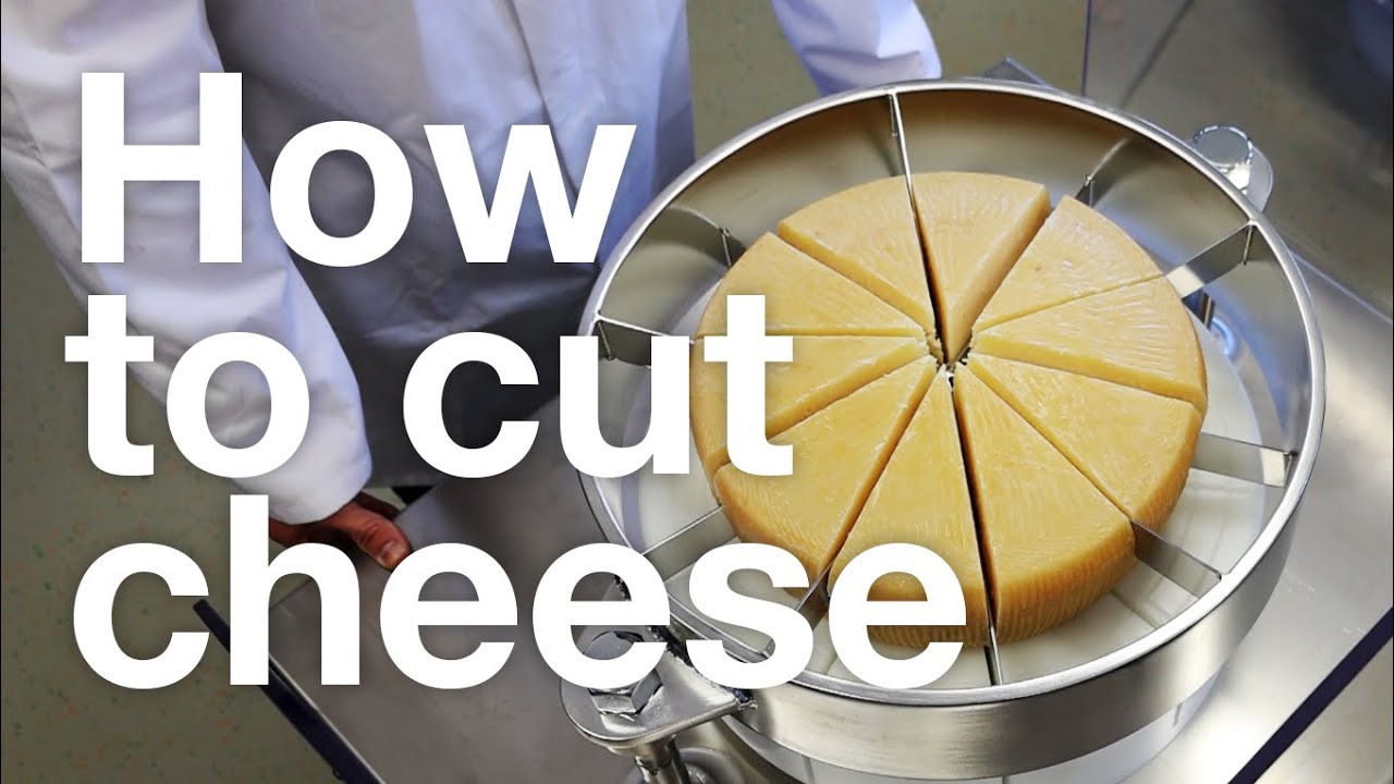 Cutting cheese with a Cheese cutting device