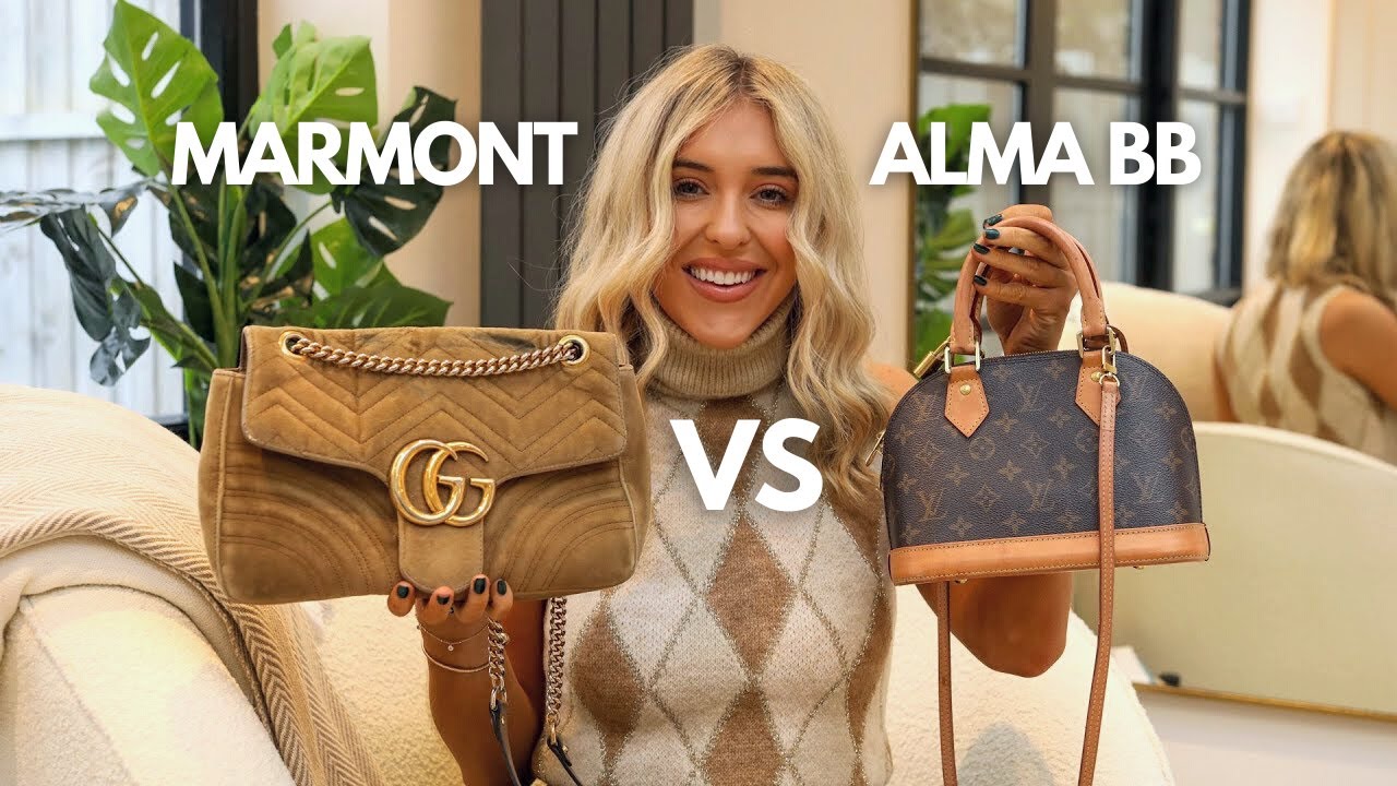 Louis Vuitton Alma BB Bag vs Gucci Marmont Bag - Designer Handbag Review
