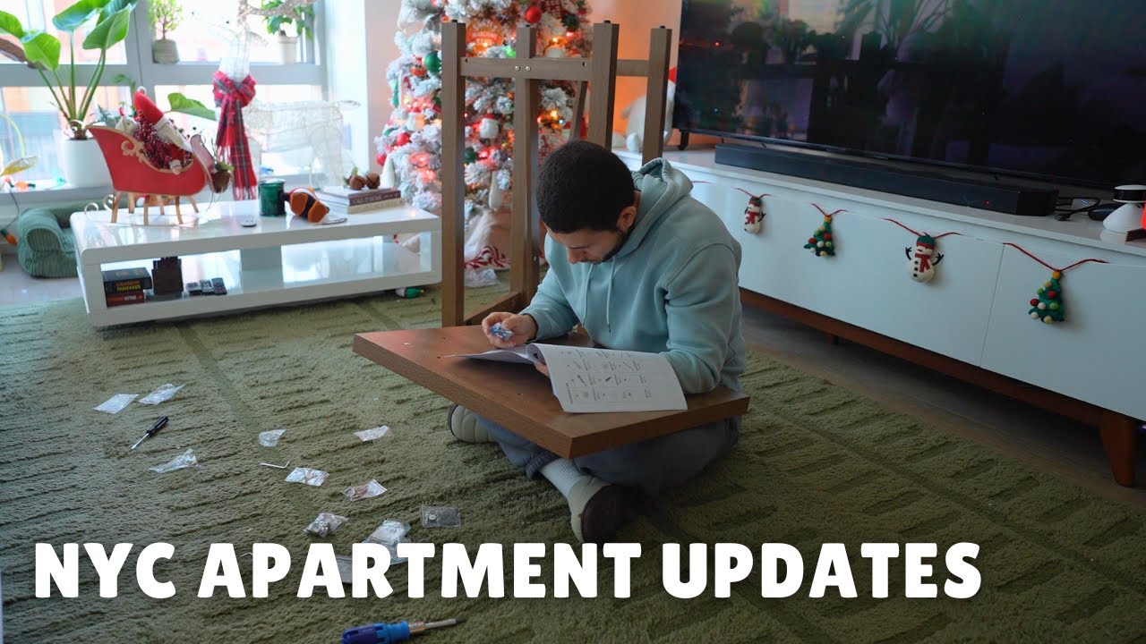 how we’re preparing our nyc apartment for the holidays 🎄