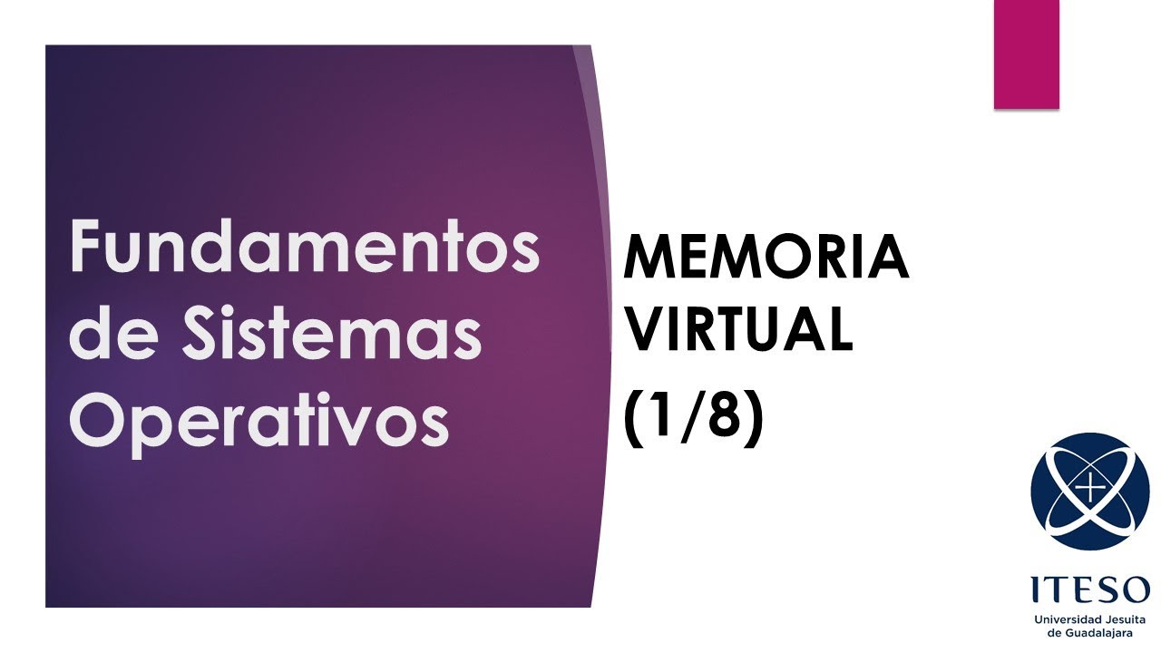 Sistemas Operativos, Memoria virtual 1 introducción