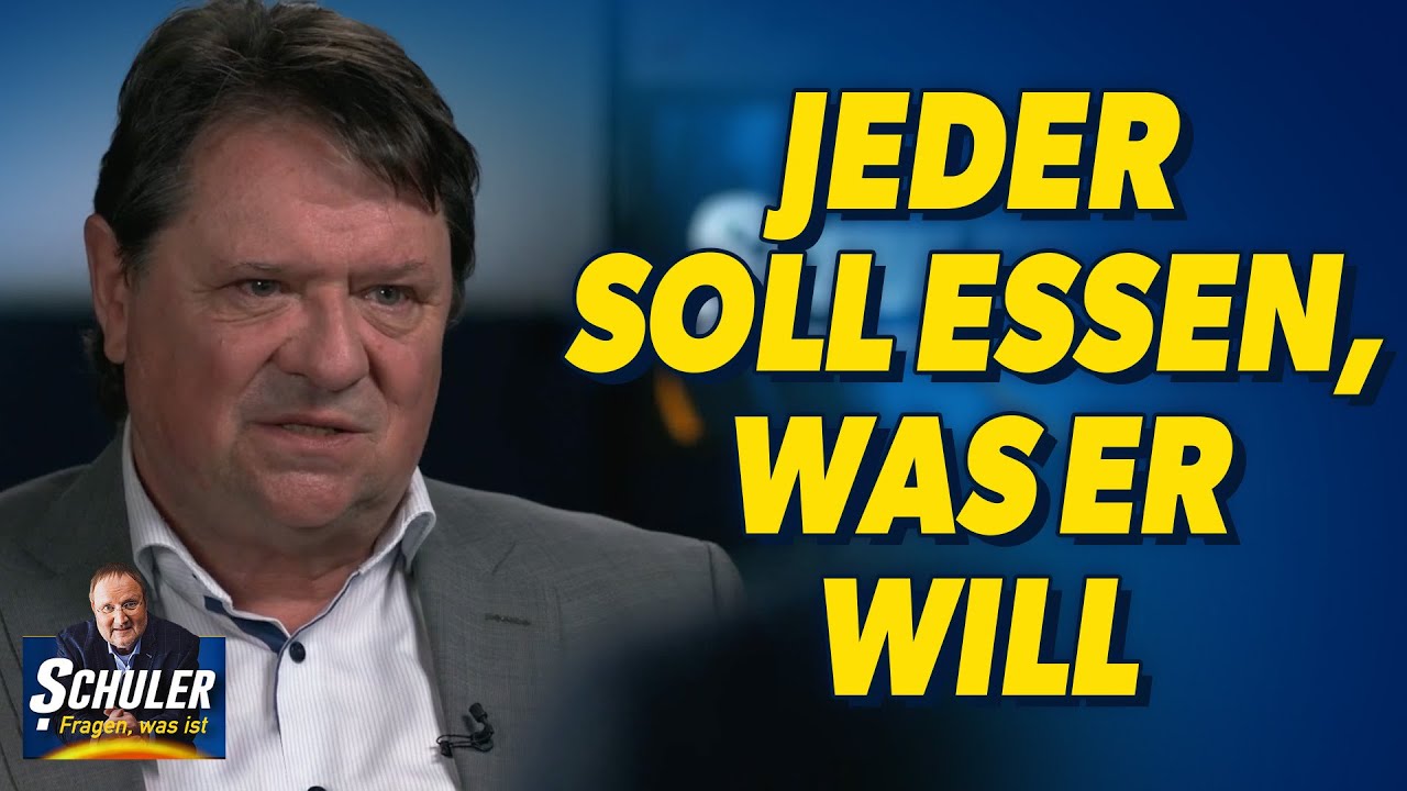 Jeder soll essen, was er will |  Ern&auml;hrungs-Experte Christoph Minhoff | &bdquo;Schuler! Fragen, was ist&rdquo;